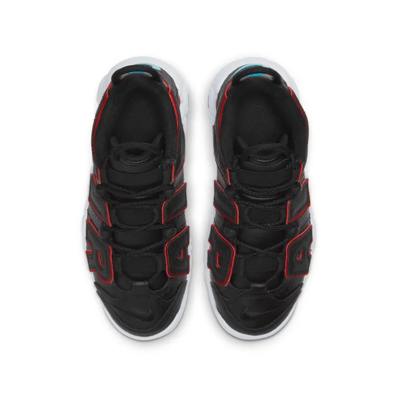 Nike Air More Uptempo Black Fusion Red (GS) (DJ4610-001)