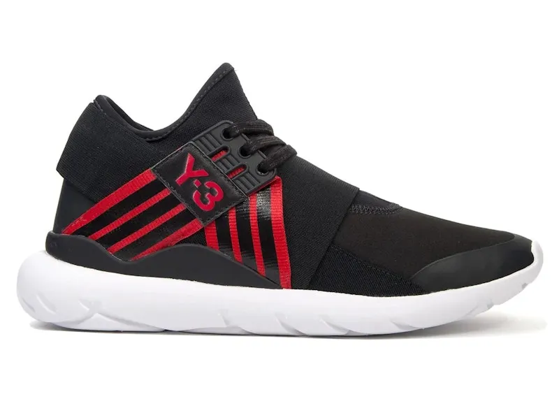 adidas Y-3 Qasa Elle Lace Core Black Scarlet (AQ5453)