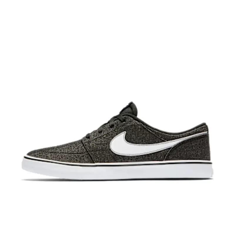 Nike SB Solarsoft Portmore II Canvas Premium “Black / White” (880269-001)