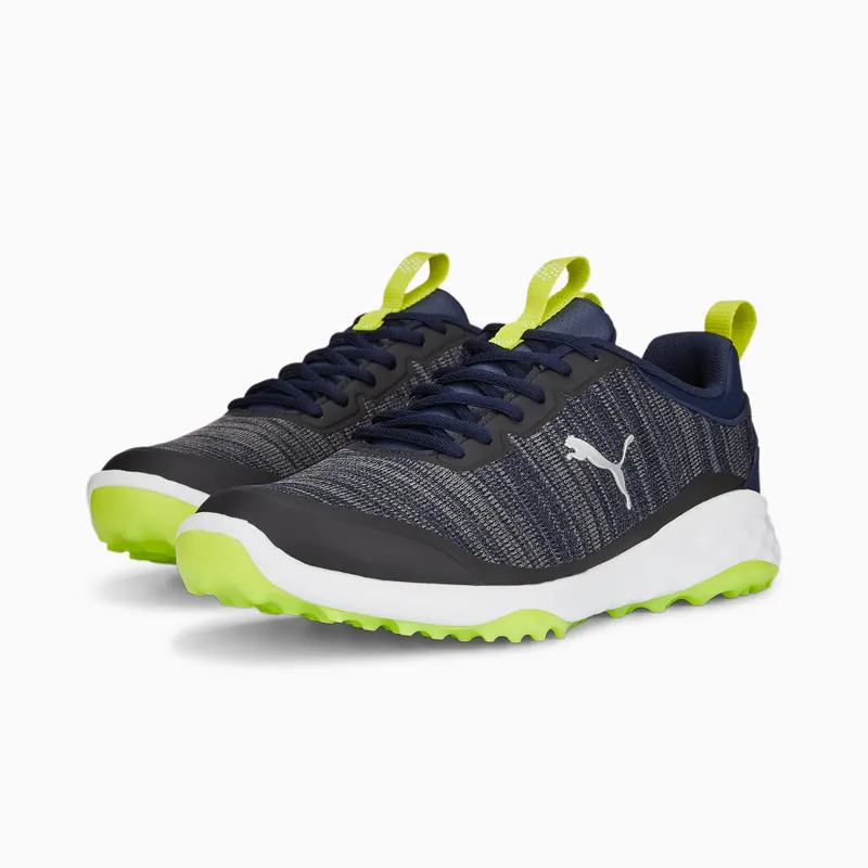 Puma FUSION Pro Golf Shoes Grey/Blue/Green (377041-02)
