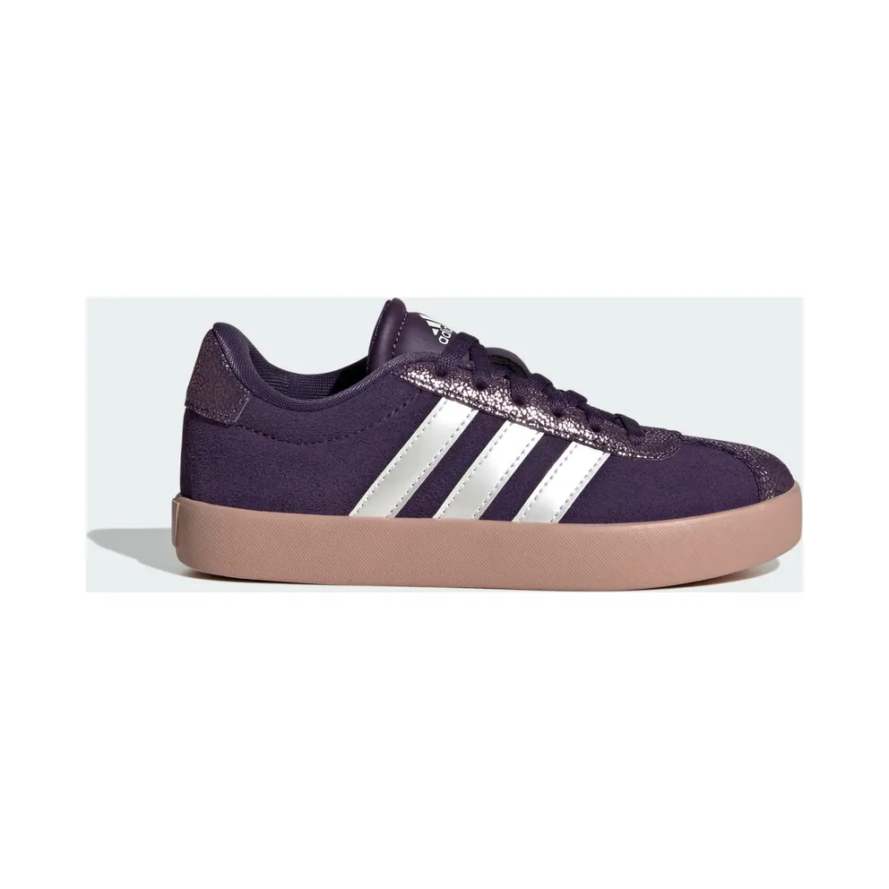 Adidas VL Court 3.0 Kids Aurora Plum / Zero Metalic / Pink Gum (JS3485)