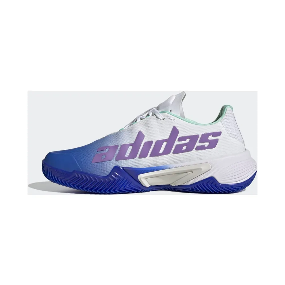 adidas Barricade Clay Court Tennis Shoes Lucid Blue / Violet Fusion / Pulse Mint (HQ8428)