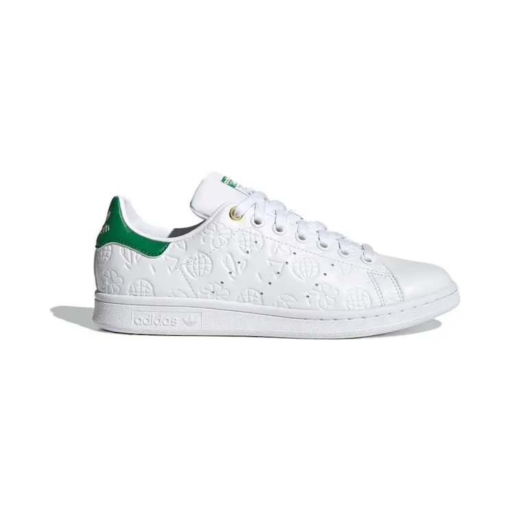 adidas Stan Smith Embossed Graphics White Green (FX5674)