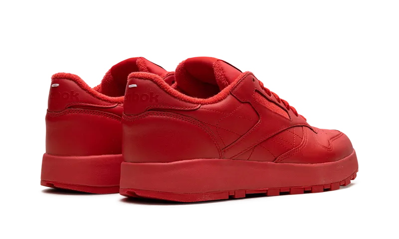 Reebok Maison Margiela Classic Leather Tabi Shoes Vector Red / White / Black (H04866)