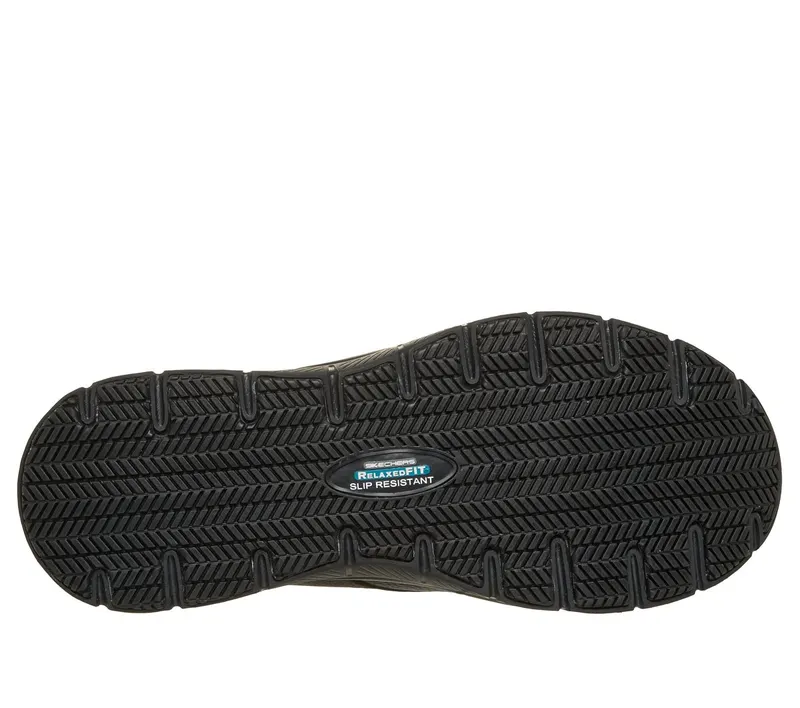 Skechers Work Relaxed Fit: Flex Advantage – Fourche SR Sneaker Black