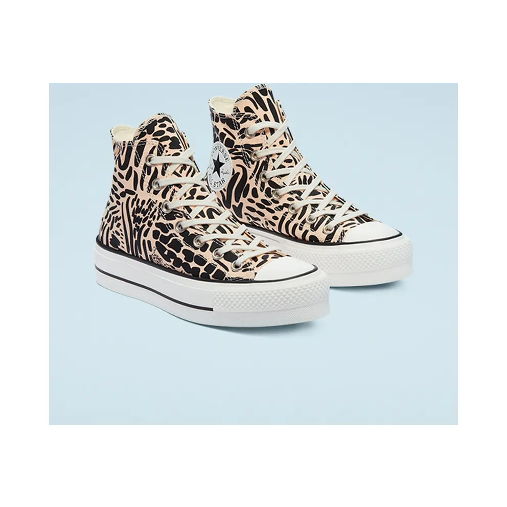 Converse Jungle Art Platform Chuck Taylor All Star High Top Crimson Tint/egret/black (571084C)