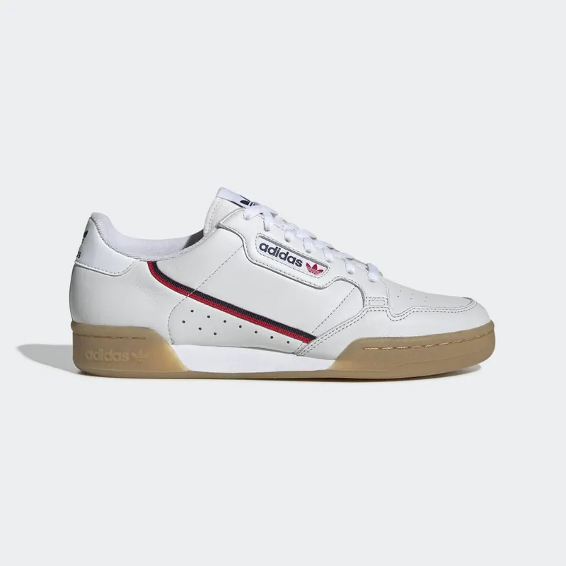 adidas Continental 80 Crystal White Crystal White/Collegiate Navy/Scarlet (EE5393)