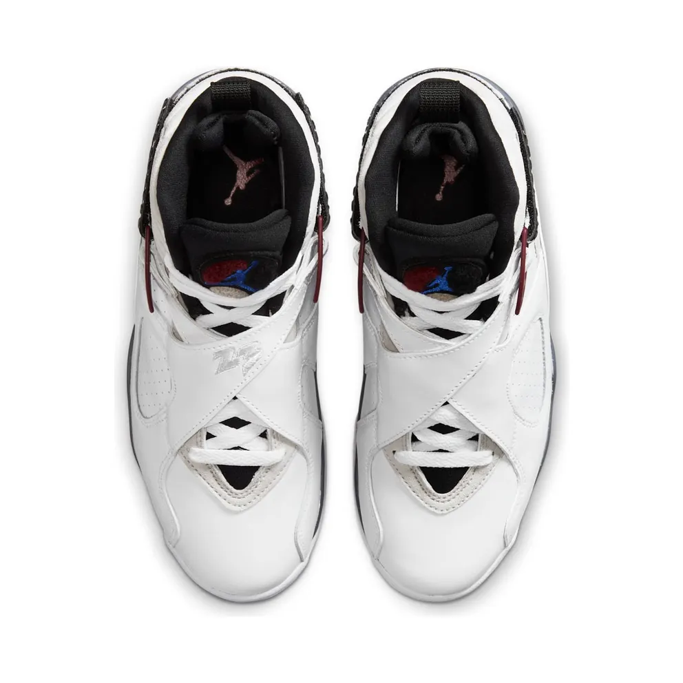 Jordan 8 Retro White Burgundy (W) White/Black-Neutral Grey-Deep Burgundy (CI1236-104)