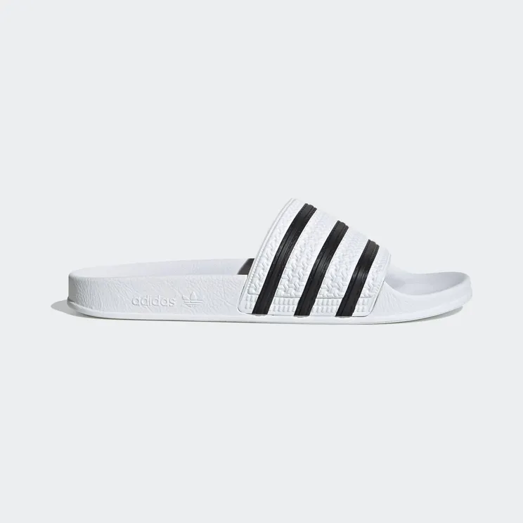 adidas Adilette Slides “White / Core Black / White” (280648)
