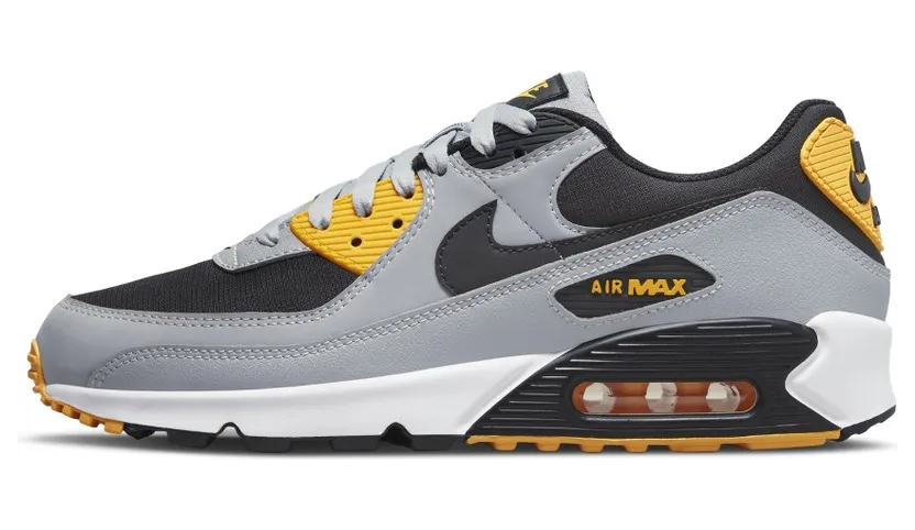 Nike Air Max 90 Grey Black University Gold (DH4619-003)