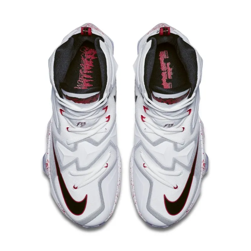 Nike LeBron 13 Friday the 13th White/Black-University Red (807219-106)