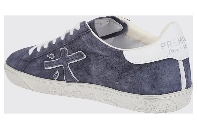 Premiata Steven Suede Sneakers Navy (STEVEN6643) (2)