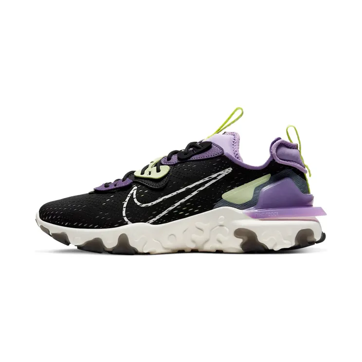 Nike React Vision “Black / Dark Smoke Grey / Gravity Purple / Sail” (CD4373-002)