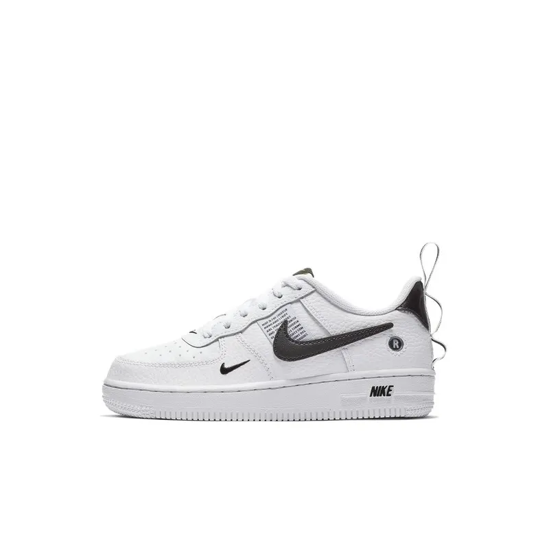 Nike Air Force 1 Low Utility White Black (PS) White/White-Black-Tour Yellow (AV4272-100)