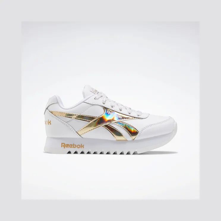 Reebok Royal Classic Jogger Platform 2 Schoenen White / White / Gold Metallic