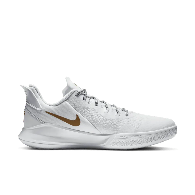Nike Mamba Fury White Metallic Gold White/Metallic Gold-Black (CZ8770-100)