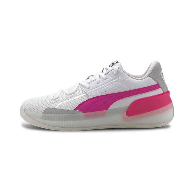 Puma Clyde Hardwood White Pink Puma White/Pink Glo (193663-03)