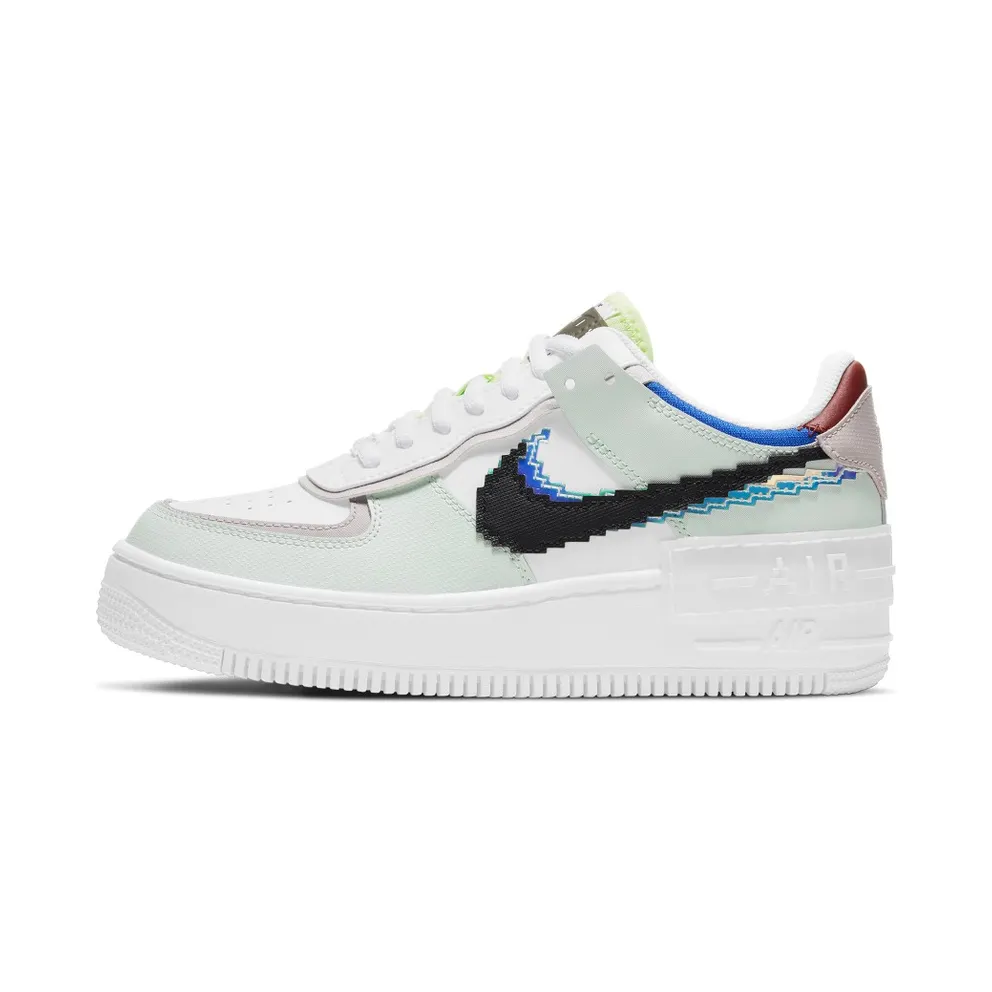 Nike Air Force 1 Shadow Pixel – “Barely Green / White / Platinum Violet / Black” (CV8480-300)