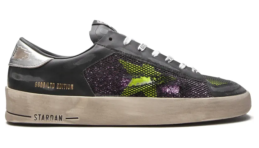Golden Goose Stardan sneakers with glitterdetail – Black (GMF00128F000902)
