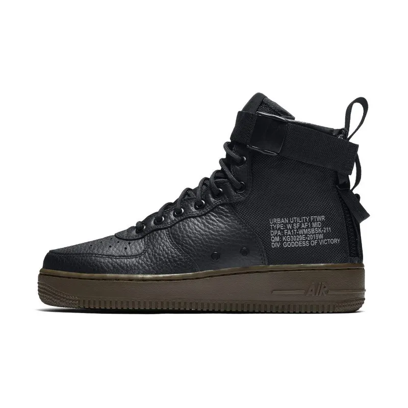 Nike SF Air Force 1 Mid Black Dark Hazel (W) Black/Black-Dark Hazel (AA3966-003)