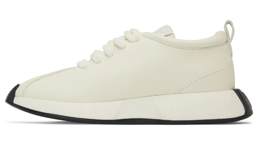 Giuseppe Zanotti White Leather Sneakers (RM10014-92878) (3)