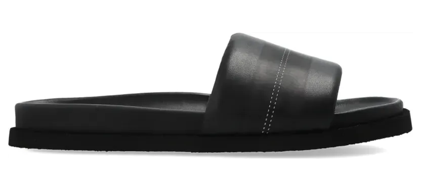 Off-White Pantoletten -Print “Black” (OWIC01AS26LEA0011011)