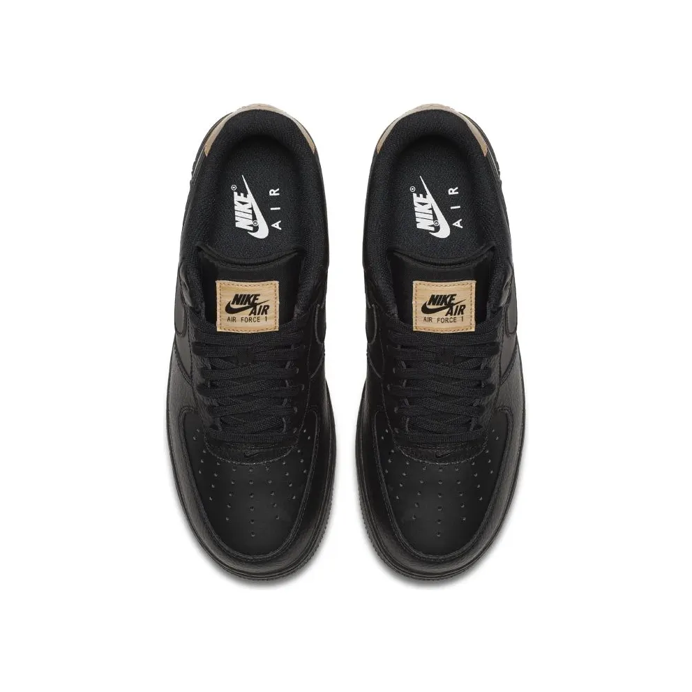 Nike Air Force 1 Low Black Vachetta Tan Black/Black-Black-Black (718152-016)