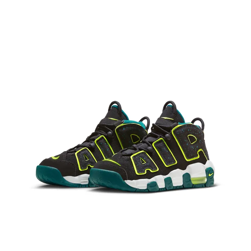 Nike Air More Uptempo Low Black Geode Teal (DZ2809-001)