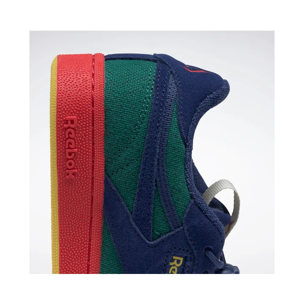 Reebok De Animals Observatory Club C Revenge Shoes Night Navy / Flannel Green / Fireball Red
