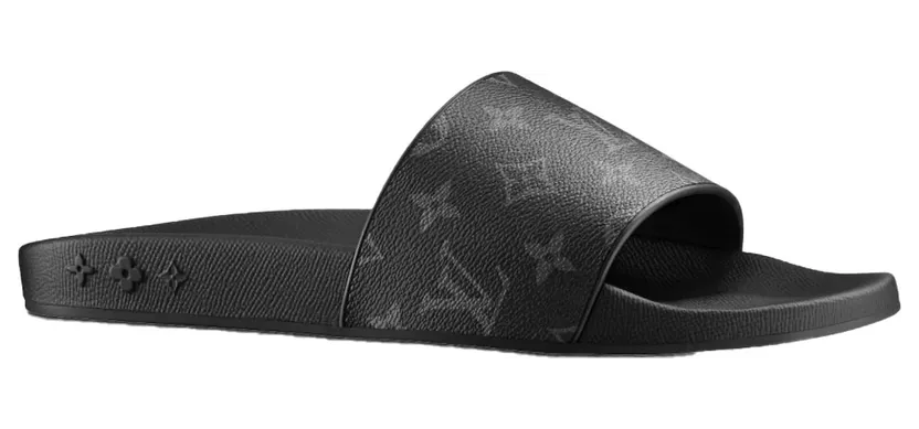 Louis Vuitton Waterfront Mule Black Grey (1A3YCO)