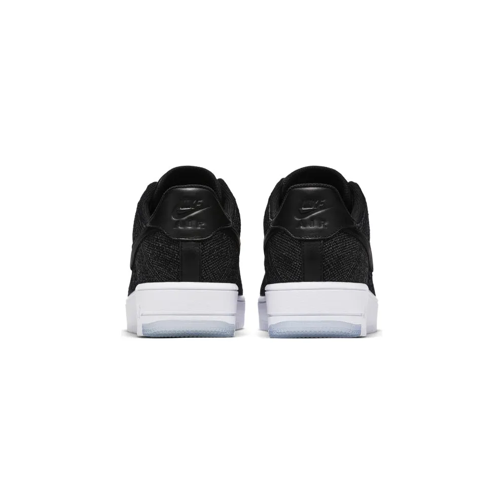 Nike Air Force 1 Flyknit Low Black White Black/Dark Grey/White (817419-004)