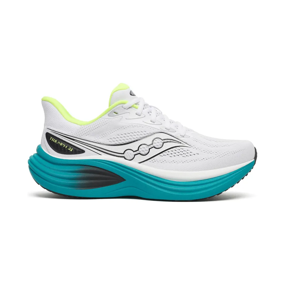 SAUCONY Triumph 24 “White / Tranquil” (S100997-1002)