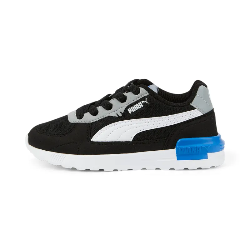 PUMA Graviton AC Kids’ Black/White/Quarry (381988-10)
