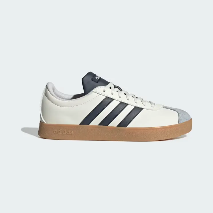 adidas VL Court Base “Core White / Aurora Ink / Halo Blue” (JI1766)