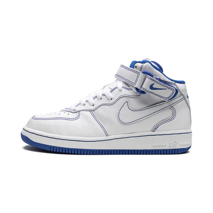 Nike Air Force 1 Mid GS “White/White-Royal Blue” (624049-113)