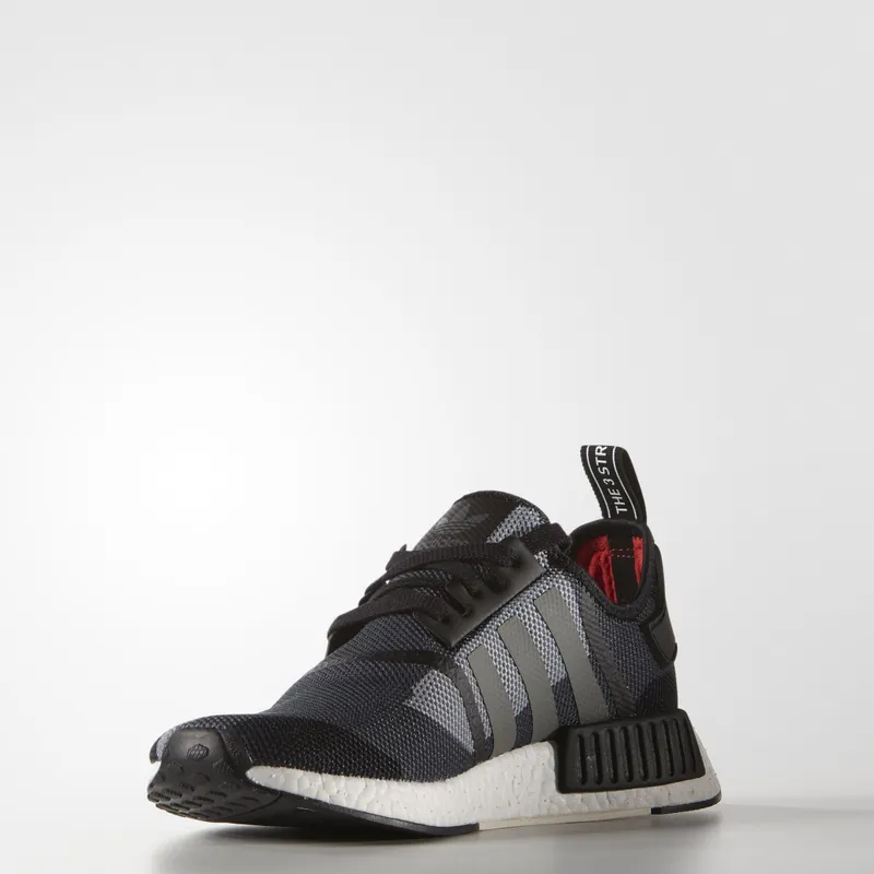 adidas NMD R1 Geometric Black Core Black/White (S79163)
