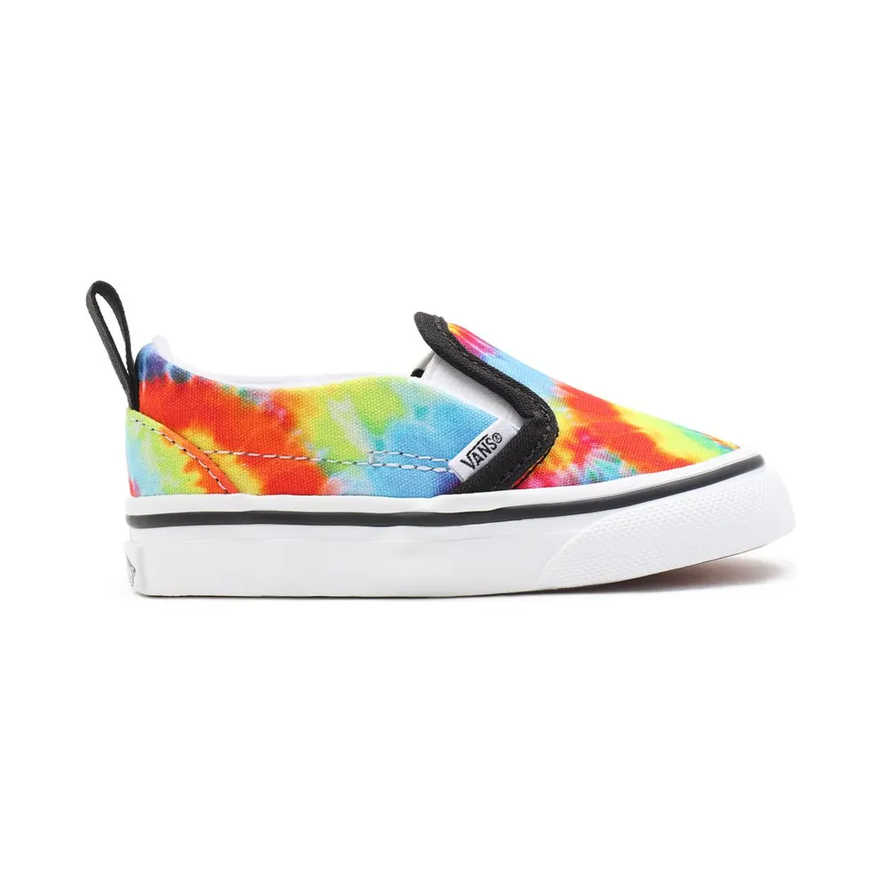 VANS Spiral Tie Dye Slip-on Velcro Toddler Shoes Multicolour (VN000UBS99E)