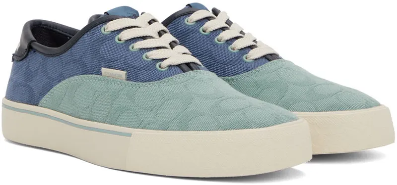 Coach 1941 Blue Canvas Sneakers (CA275 UE8)