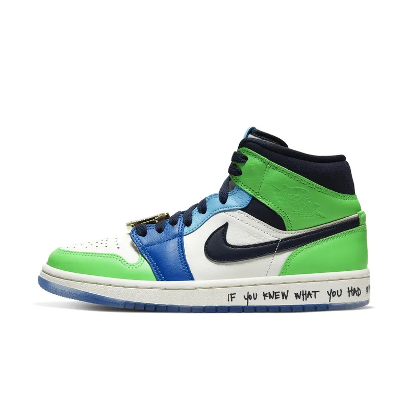Air Jordan WMNS 1 Mid SE Fearless Melody Ehsani (2019) (CQ7629-100)