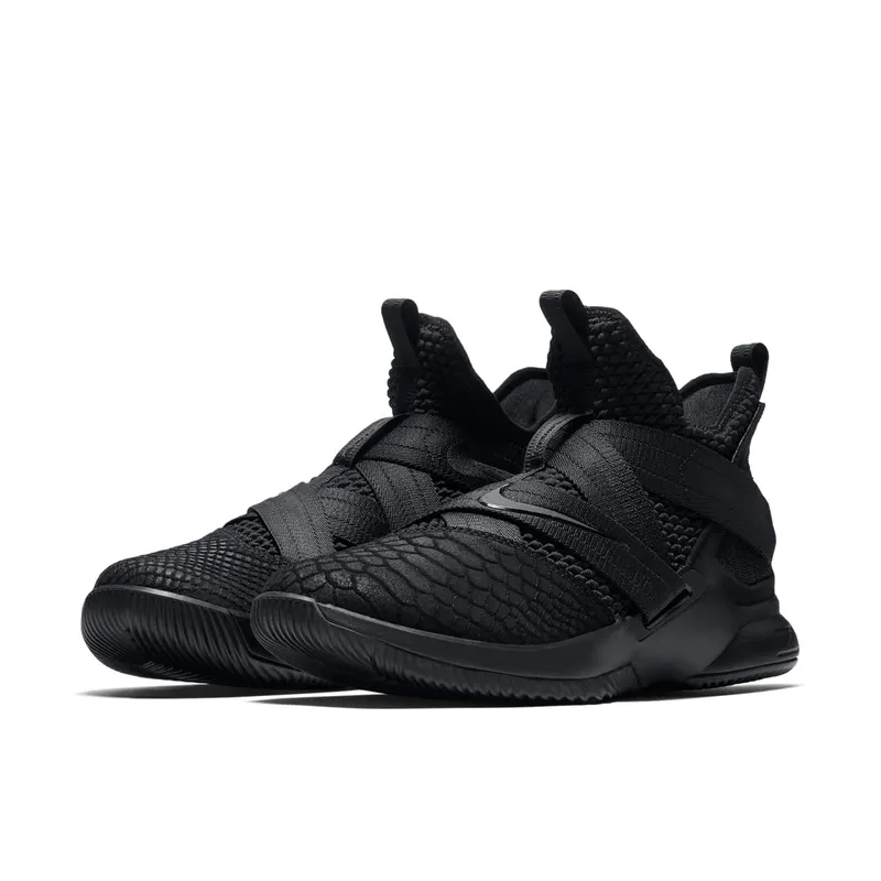 Nike LeBron Soldier 12 Triple Black Black/Black-Black (AO4054-003)
