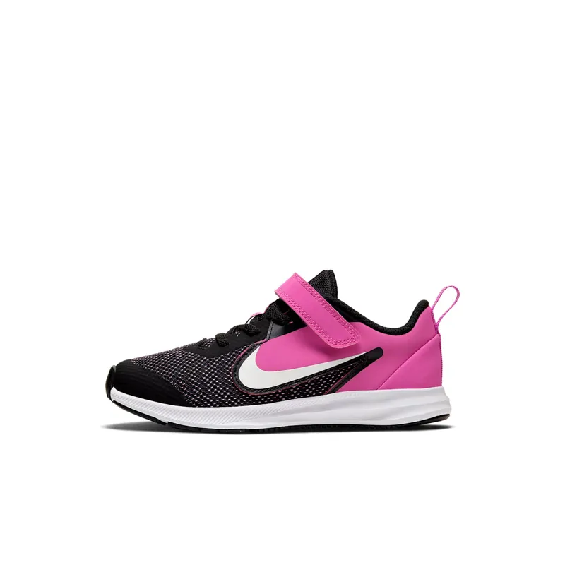 Nike Downshifter 9 “Black / Active Fuchsia / White” (AR4138-016)