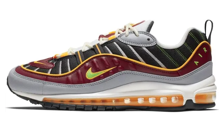 Nike Air Max 98 Team Red Green Strike