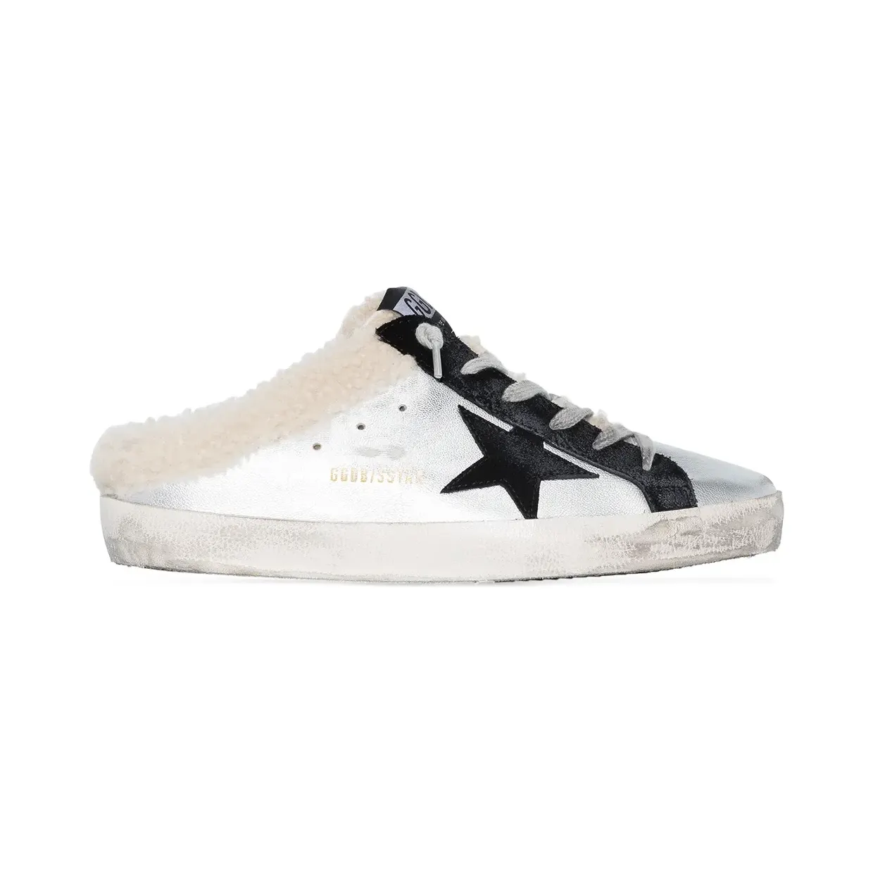 Golden Goose Super-Star Sabot slip-on “Silver” (GWF00110F002307)