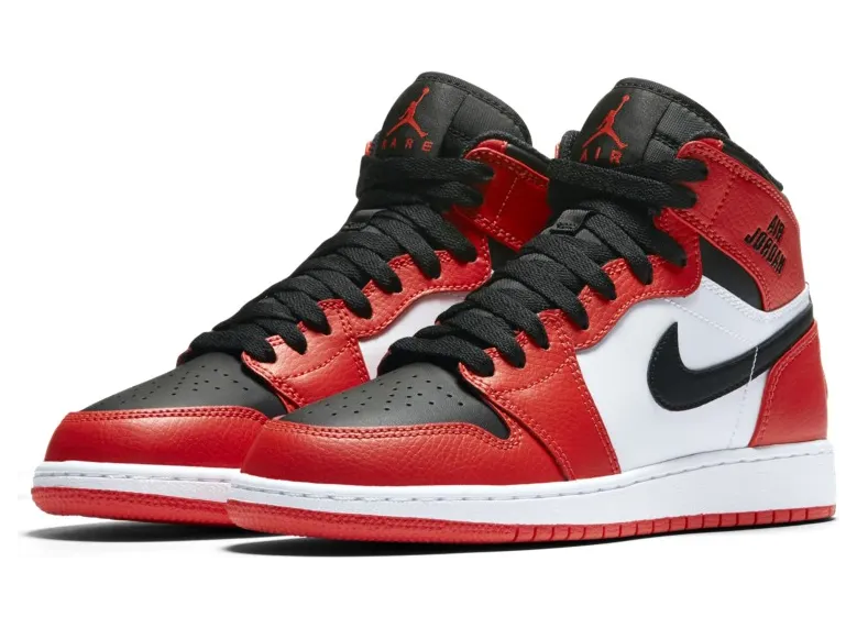 Air Jordan 1 Retro High BG Max Orange White Black (705300-800)