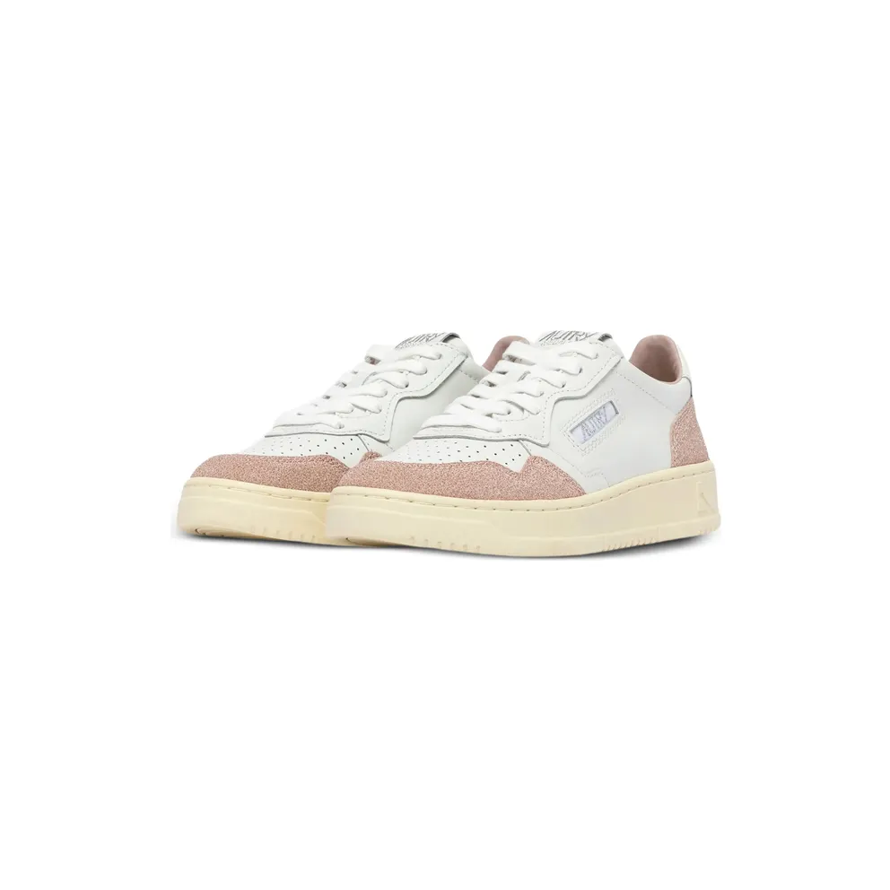 Autry Medalist Low Lace-up “White/Pink” (AULW PK06)