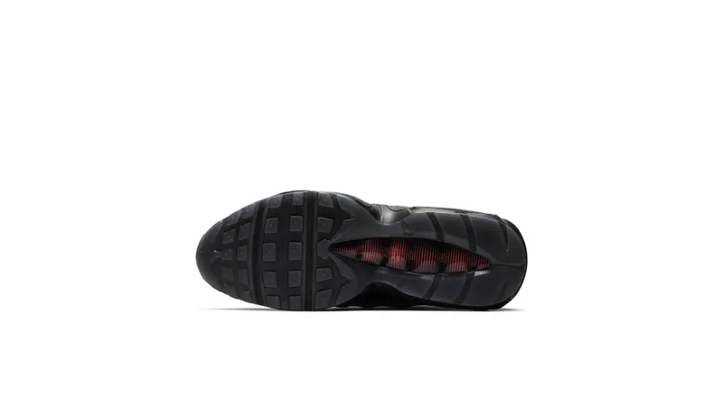 Nike Air Max 95 LV8 Black Black/Ember Glow-Dark Grey (AO2450-001)