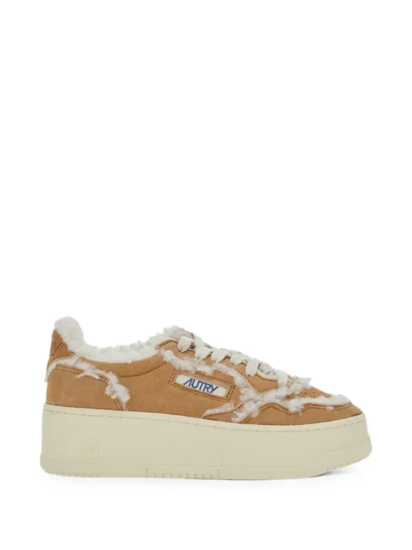 Autry shearling-trim platform – Bruin (PTLWGX01)