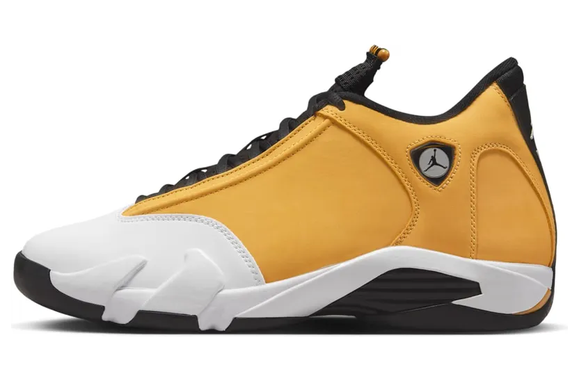 Air Jordan 14 Retro Light Ginger/Wit/Zwart (487471-701)