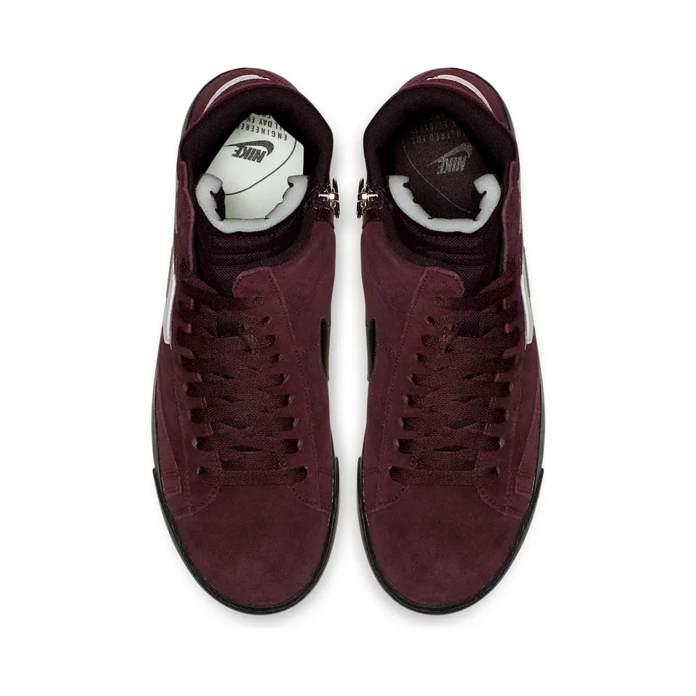 Nike Blazer Mid Rebel Burgundy Crush (W) Burgundy Crush/Summit White-Black-Burgundy Ash (BQ4022-600)