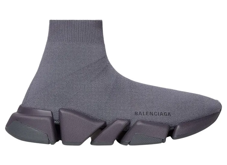 Balenciaga Speed 2.0 Dark Grey Recycled Knit (617239W2DB12390)